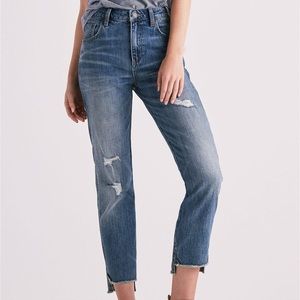 High Rise Tomboy Step Hem Jean